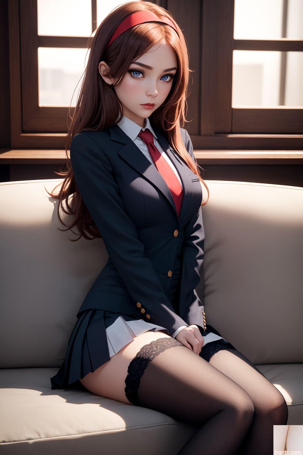 (Uniform-waifus-AI) (AI জেনারেটেড) 1