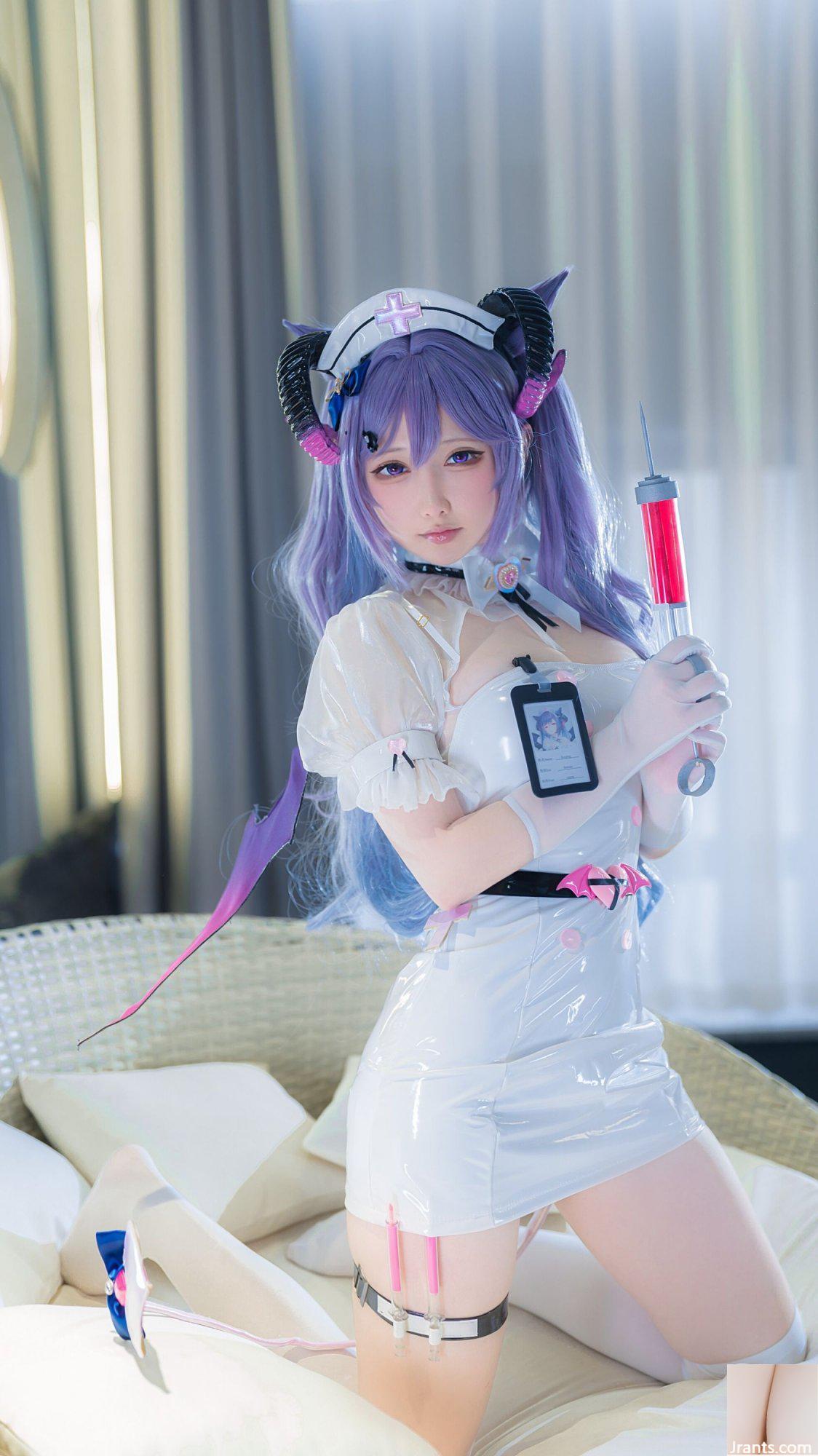 (مجموعه آنلاین) دختر رفاهی ساکورا ریسا &#8220;Kakiharu Succubus Nurse&#8221; اختصاصی VIP (33P)