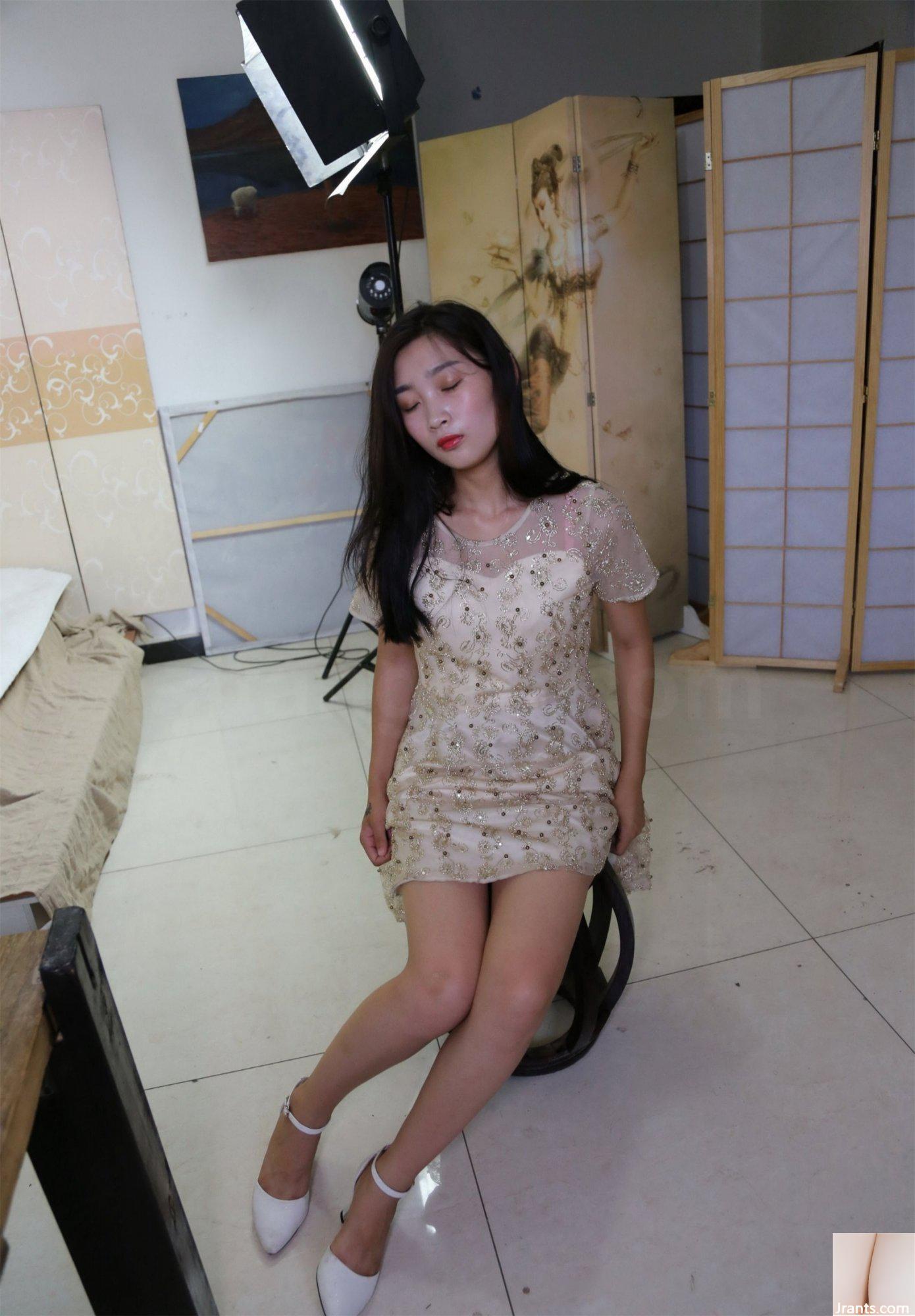 (مجموعه آنلاین) تصویر VIP رفاهی مدل زیبای شیائوتنگ &#8220;Vacuum Short Cheongsam&#8221; (115P)