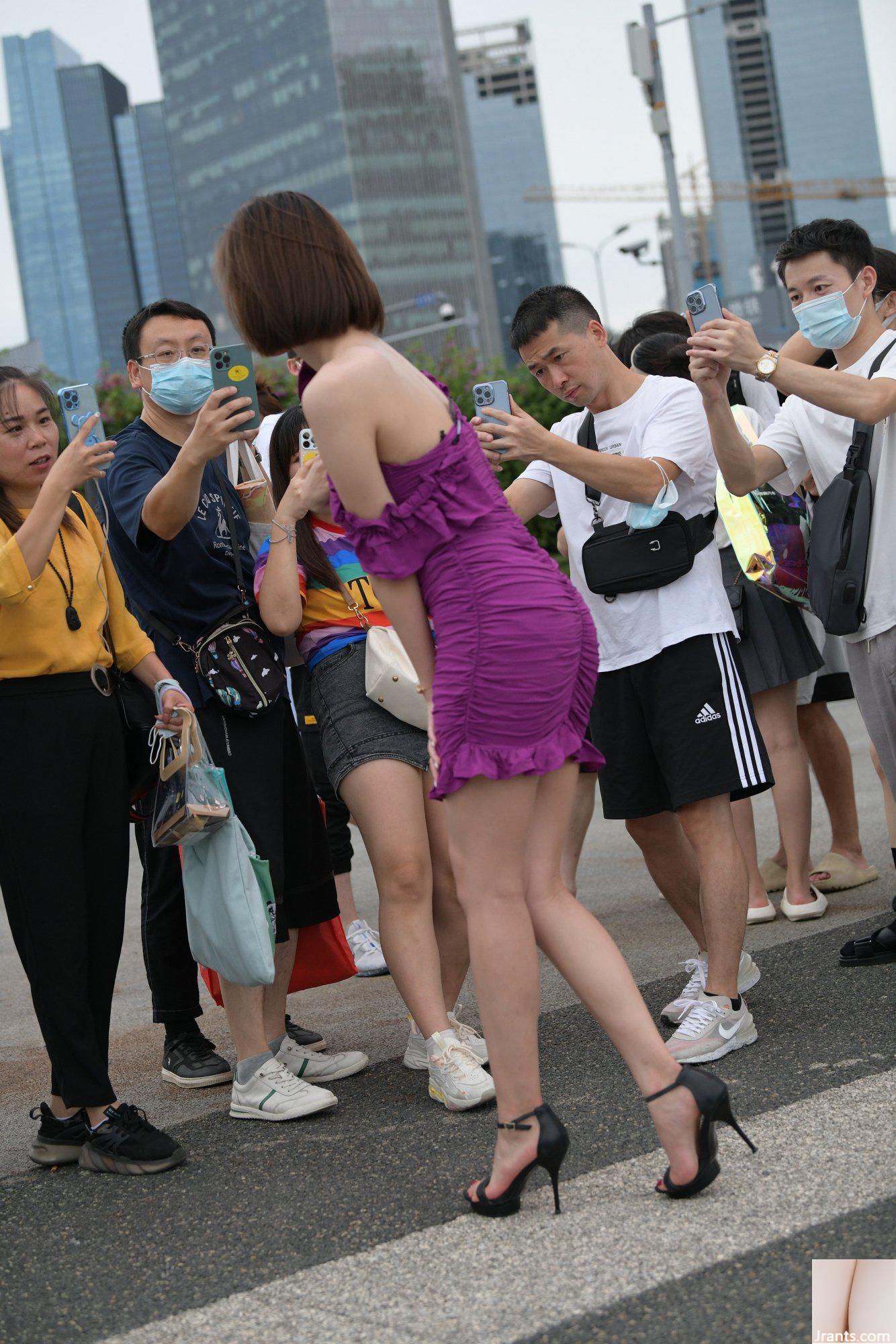 (인터넷의 아름다운 다리 컬렉션) Cheng Er Street 사진 &#8220;Purple Sweet Girl&#8221;(113P)