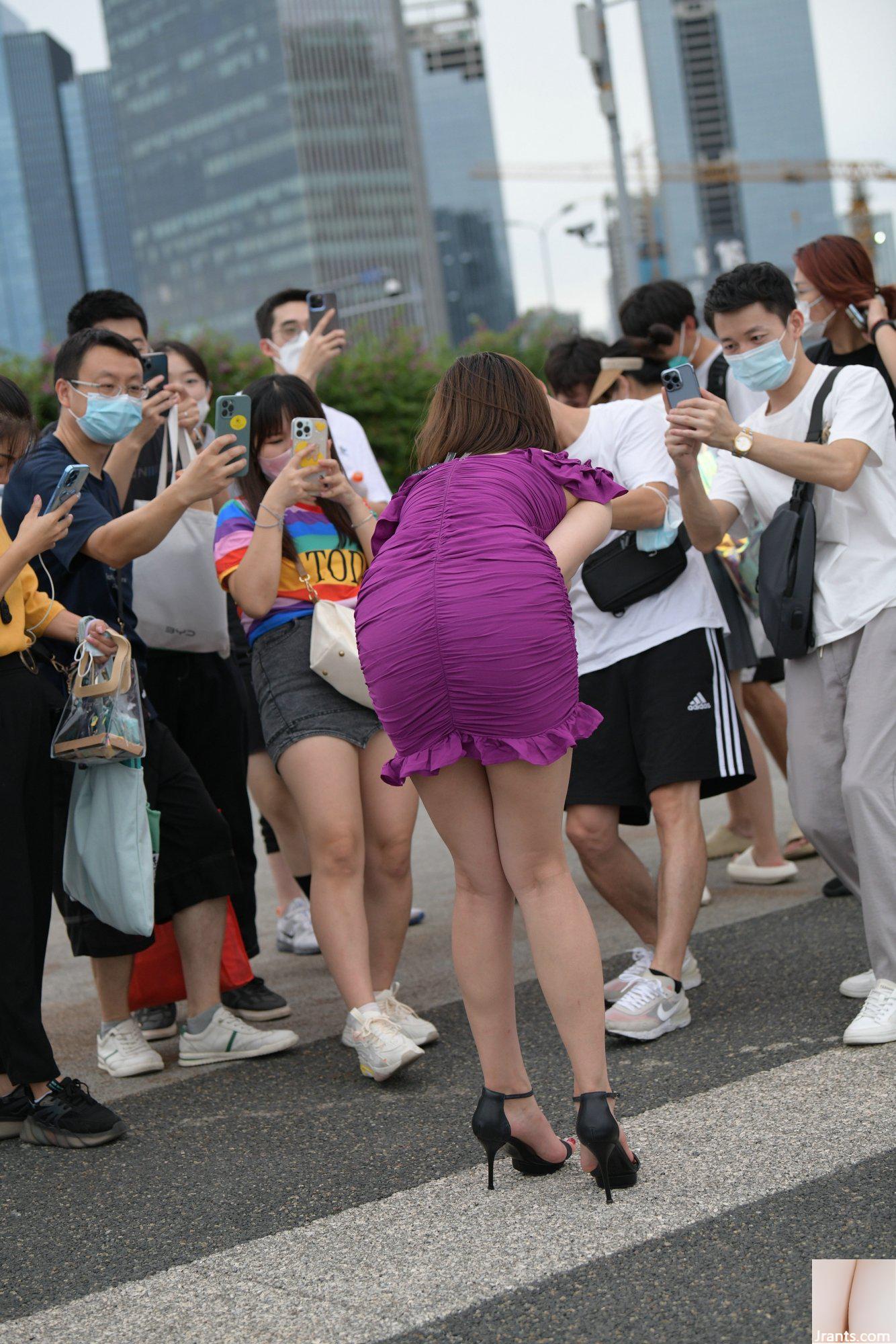 (인터넷의 아름다운 다리 컬렉션) Cheng Er Street 사진 &#8220;Purple Sweet Girl&#8221;(113P)