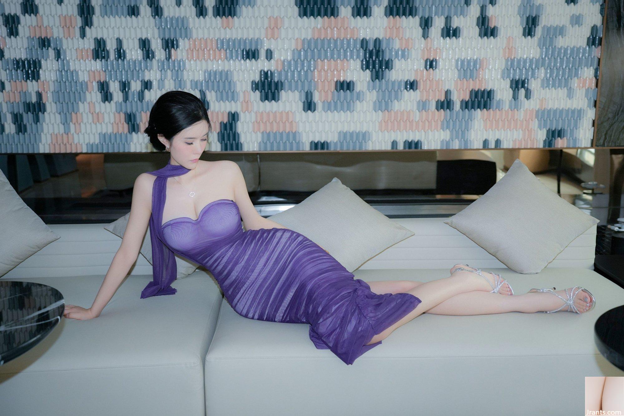 (XiuRen extra) XiuRen bellissima modella Wan Su &#8220;Purple Tease&#8221; (89P)