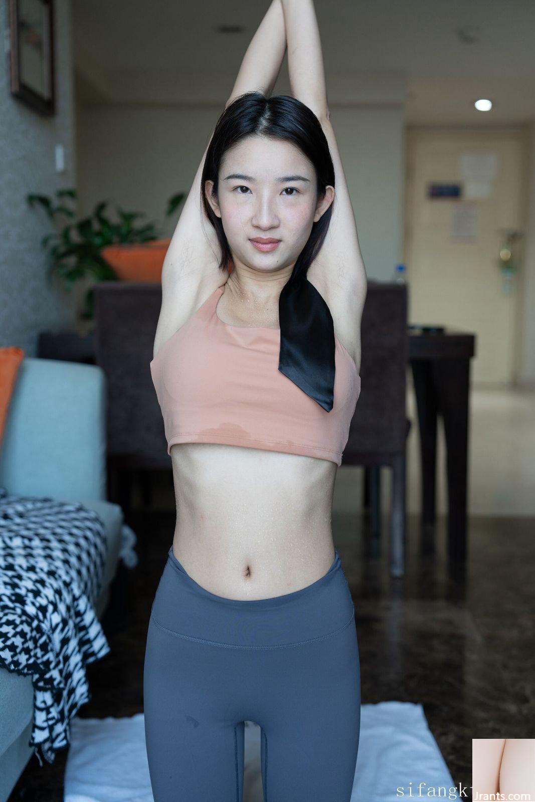 Le dossier complet du shooting beauté timide de yoga d&#39;un modèle chinois-Version améliorée-06 (100P)