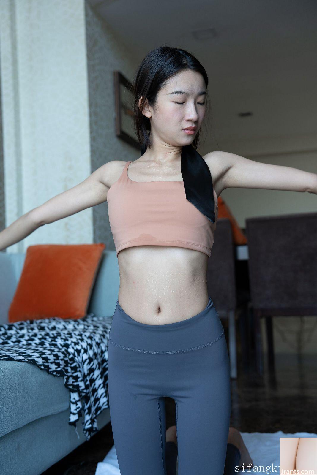 Le dossier complet du shooting beauté timide de yoga d&#39;un modèle chinois-Version améliorée-06 (100P)