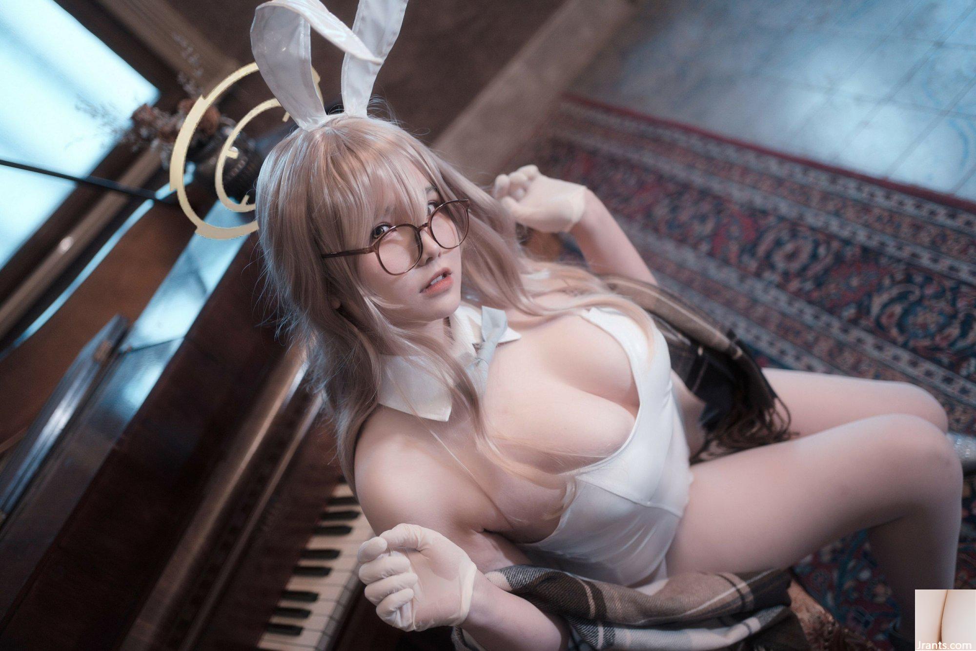 (Coleção online) Garota do bem-estar Ah Han está muito feliz hoje &#8220;Akane Murokasa Bunny Girl&#8221; VIP Exclusivo Completo (50P)