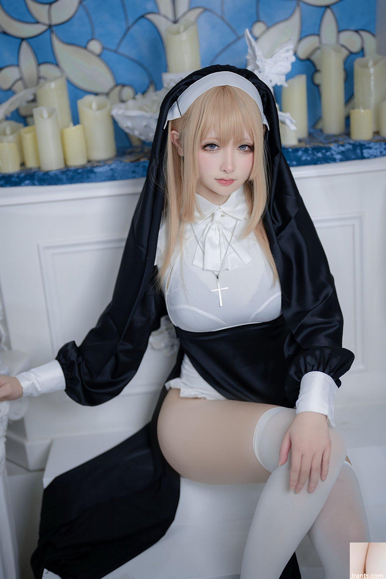 (Collection en ligne) Exclusivité VIP « Nun » de la fille du bien-être Sakura Riri (38P)