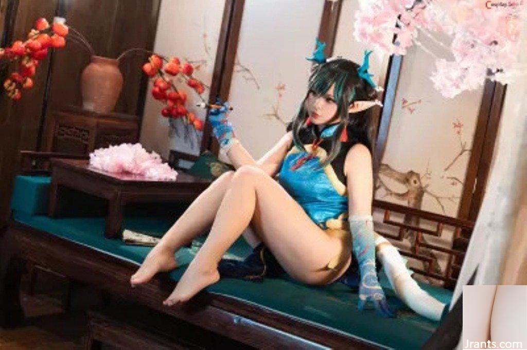 Aya foi descoberta por Aya e 小和蜜丝 – Nian and Dusk Chinese Dress (199P) (