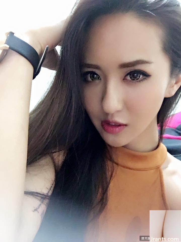 Ehemaliges schwarzes und sexy sexy Model ~ Qiangqiang (Lin Jialing) ~ völlig nackt auf dem Bett eines Hongkonger Hotels, wunderschöner Körper und super attraktiv (47P