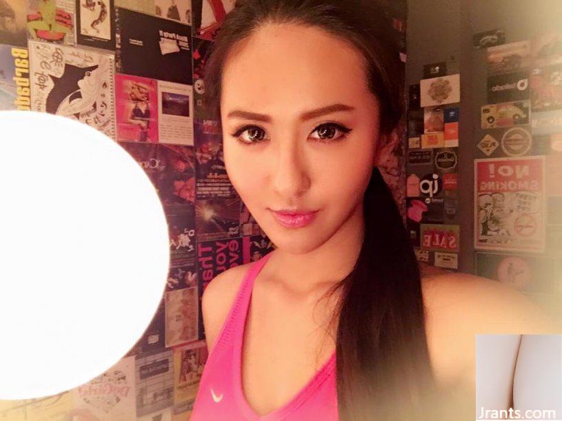 Mantan model seksi berkulit hitam dan seksi ~ Qiangqiang (Lin Jialing) ~ telanjang bulat di ranjang hotel Hong Kong, tubuh cantik dan super menarik (47P