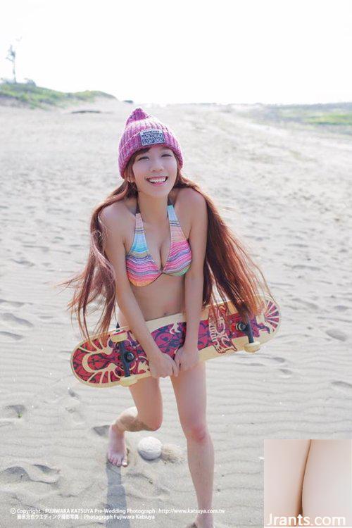 Se lanzaron varios bikinis para el sol «¡Muy concentrado!» Chica con vestido de copa E, helicóptero Zhang Yuting