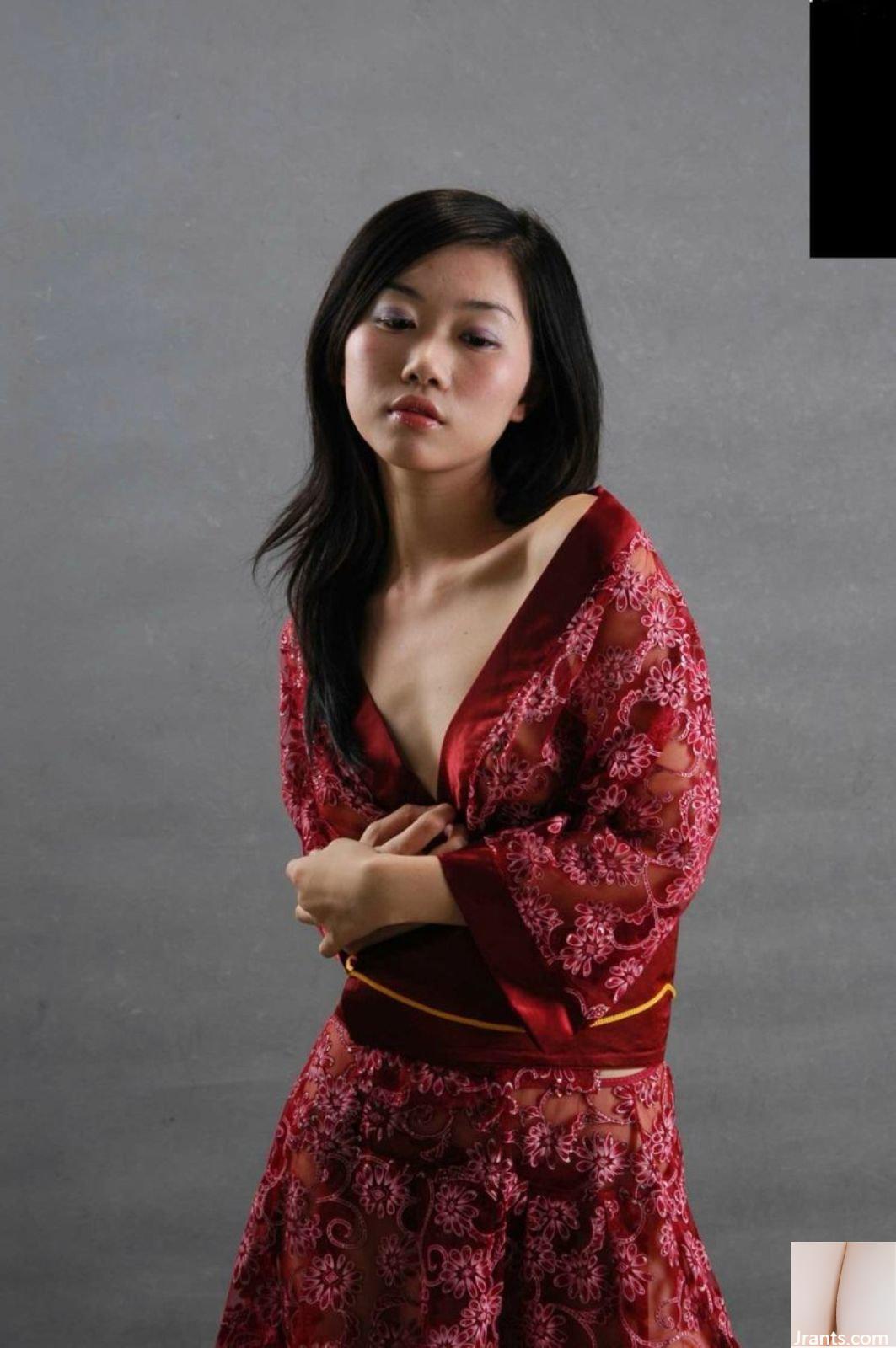 Sessão fotográfica privada da modelo chinesa Anfei (142P)