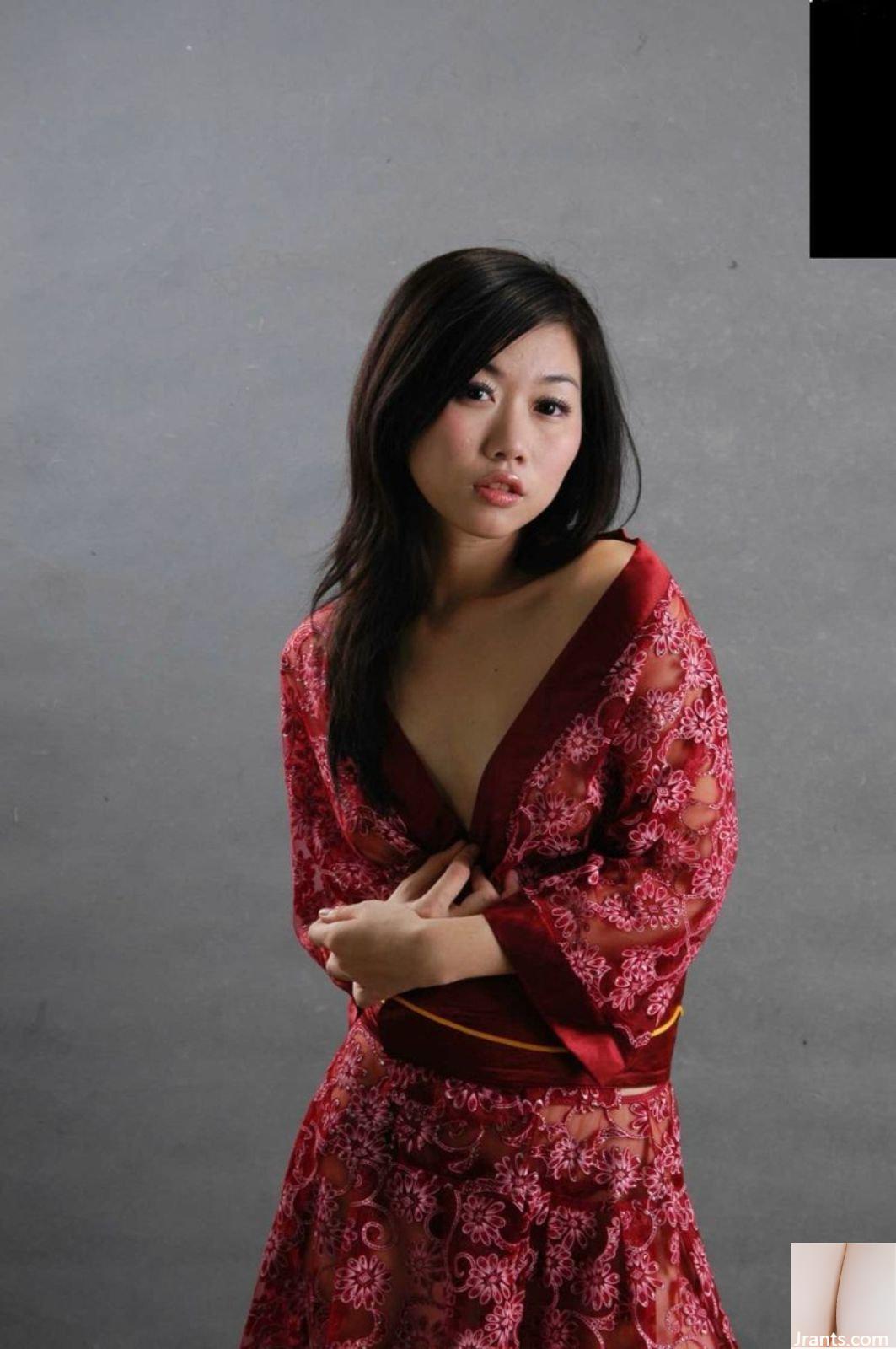 Sessão fotográfica privada da modelo chinesa Anfei (142P)