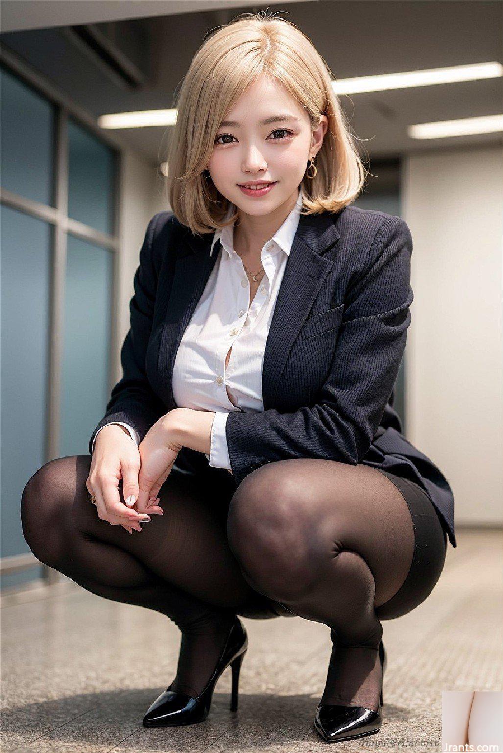 collants dame de bureau