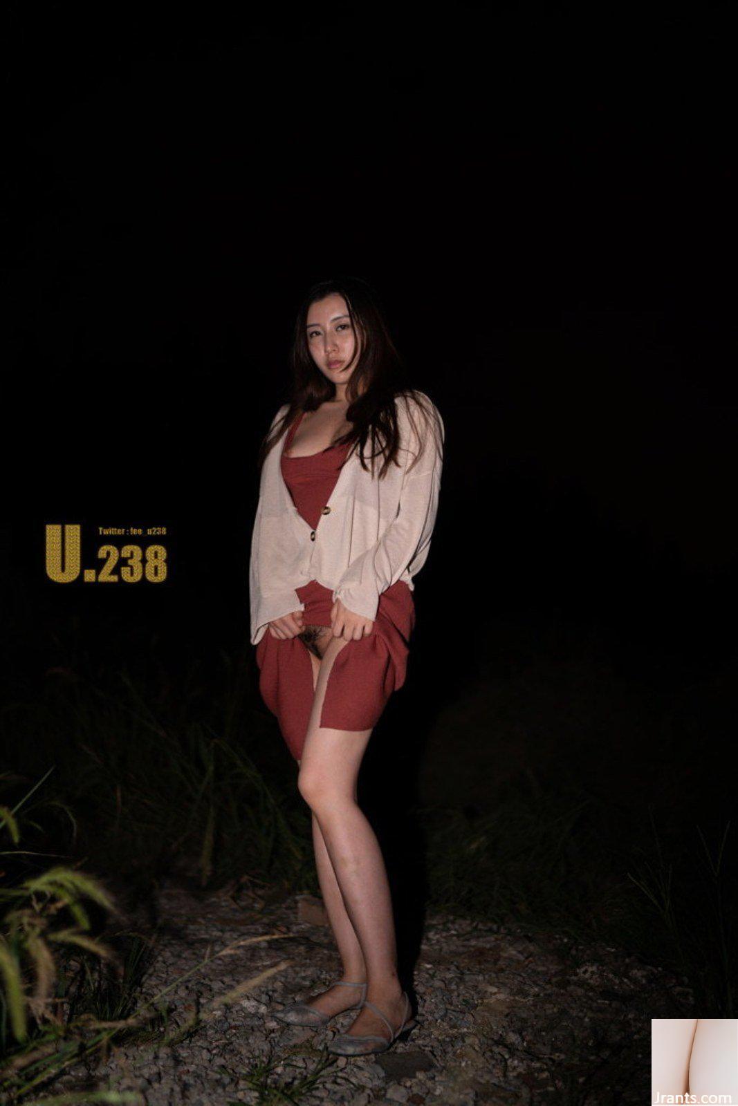 Versi asli resmi dari set pemotretan super luar ruangan malam hari dari model Tiongkok teratas Xiaoxian (117P)