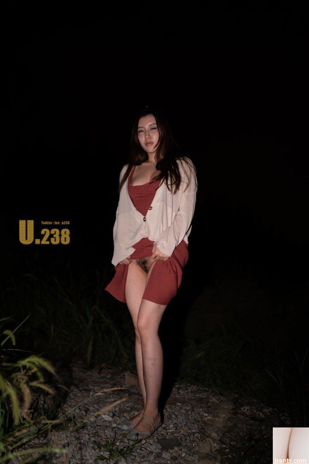 La versión original oficial de la súper sesión de fotos nocturna al aire libre de la mejor modelo china Xiaoxian (117P)