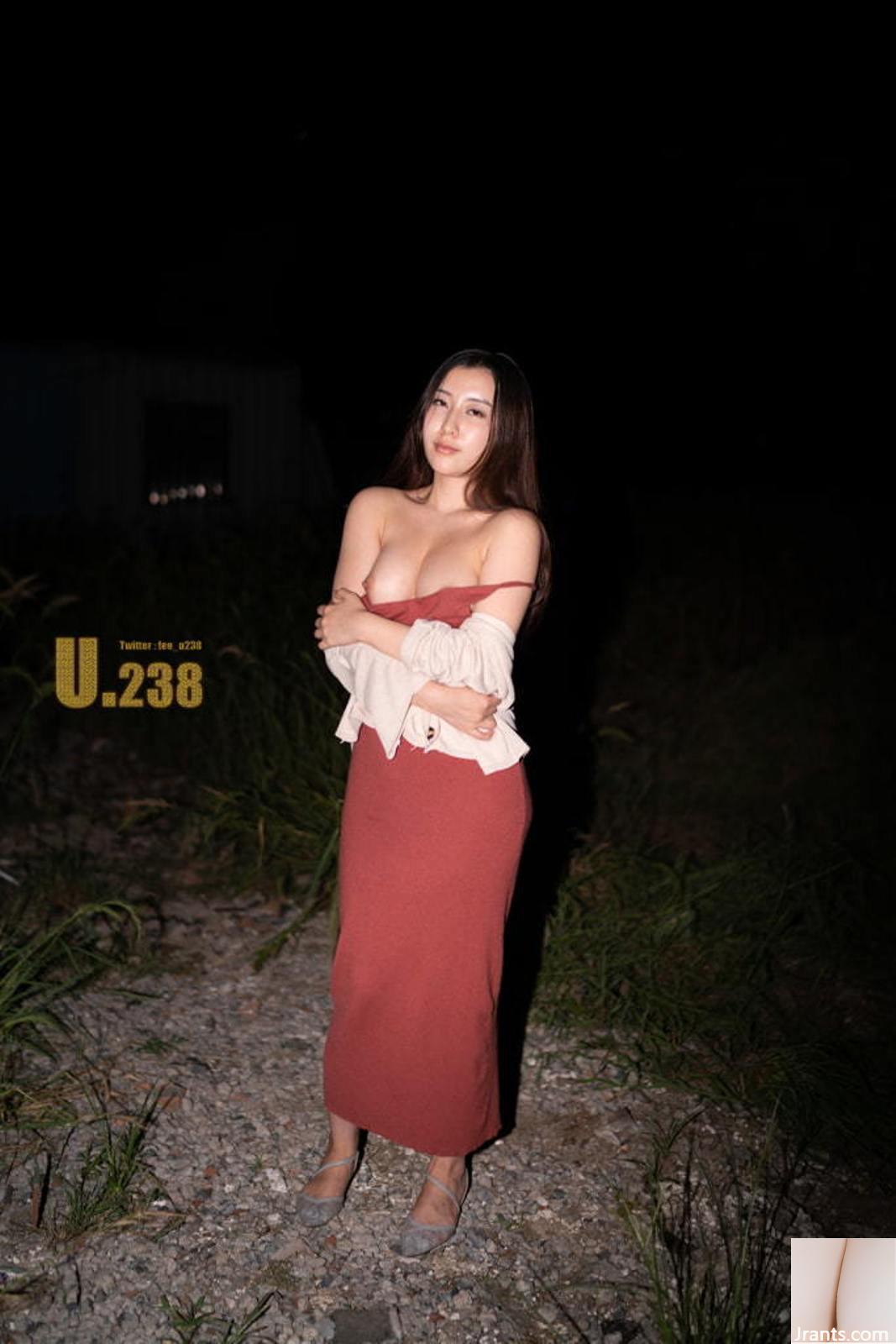 Versi asli resmi dari set pemotretan super luar ruangan malam hari dari model Tiongkok teratas Xiaoxian (117P)