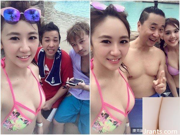 F-Körbchen-Süße Madou~Cai Xiaojie (Cai Yunjie)~ Fotos mit freizügigen Bikinis gingen viral, auf denen „rosa Bohnen“ auf der Brust zu sehen waren (45P).