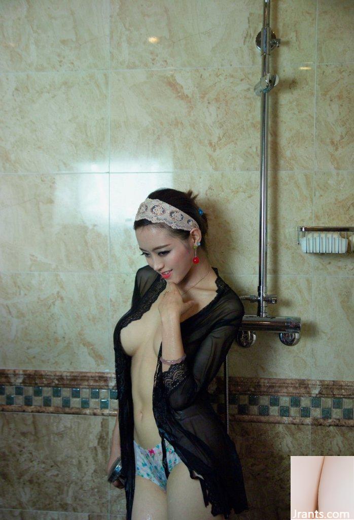 (Modèle chinois sexy) Partie supérieure sexy du beau et tendre modèle Pan Chunhui dans la salle de bain (77P)