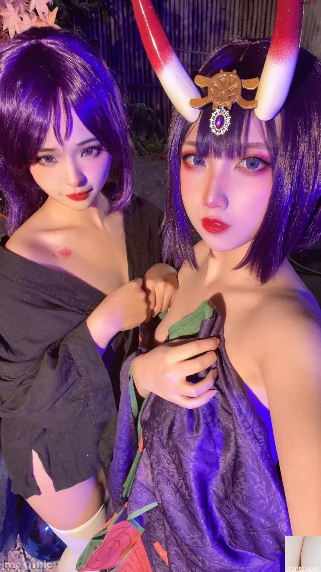 Xiaohe Tianjiu (xiaohetianjiu) und Aya Cosplay Shuten Doui – FateGrand Order (193P)