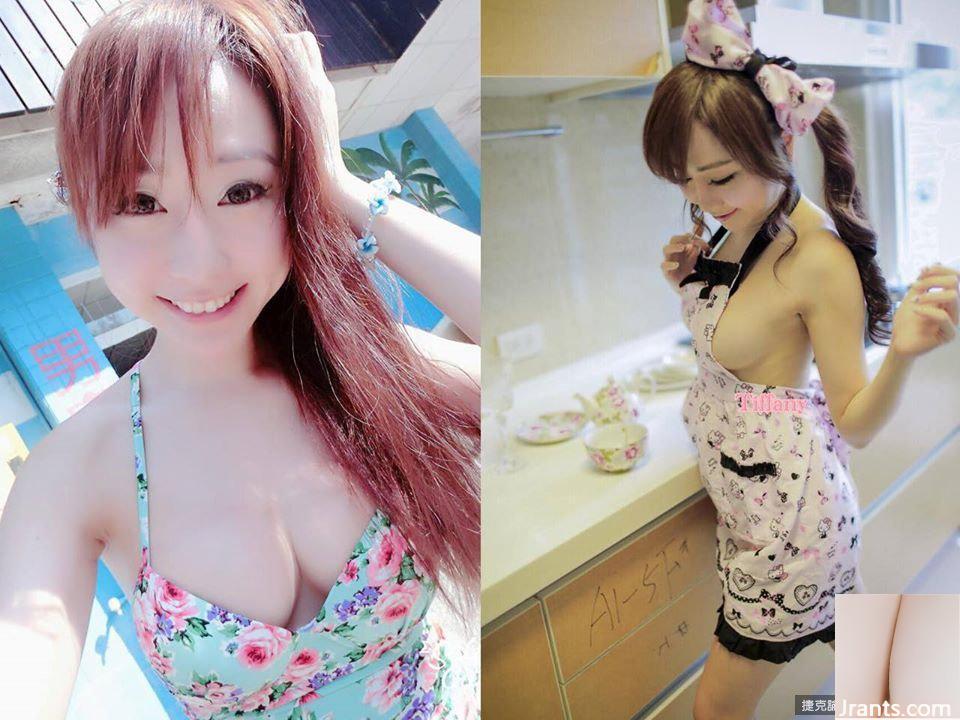 34D sexy Madou ~ T girl (Tiffany Chen) ~ usa apenas calcinha e um travesseiro para deixar você abraçá-lo todos os dias (46P)