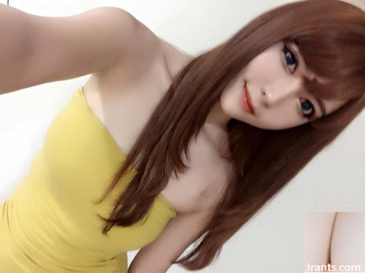 Selfie seksi Madou payudara 36D-Anqelina Huanhuan