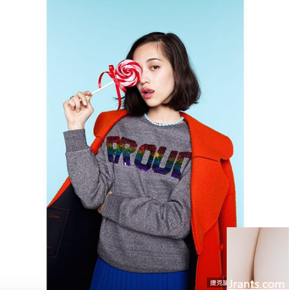 O rosto de orgasmo da suposta namorada de G-Dragon, Mizuhara Kiko, no anúncio, parece que ela está filmando um AV (27P)