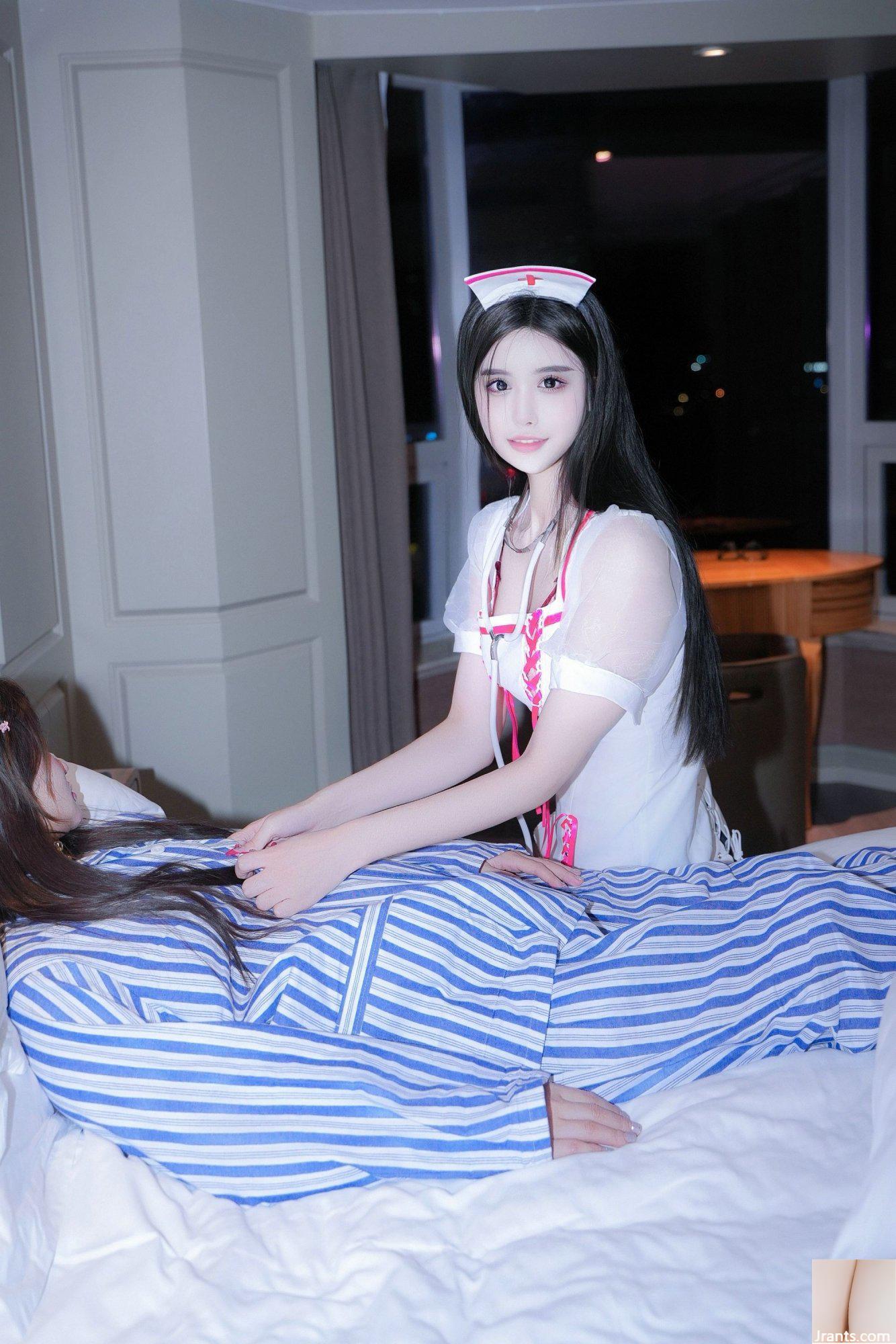 (Koleksi online) Model cantik XiuRen Wan Su susu &#8220;Night Service Ward&#8221; (86P)