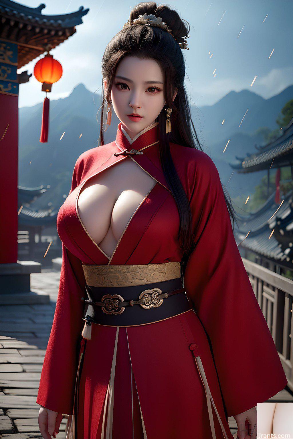 Fille Wuxia 4K