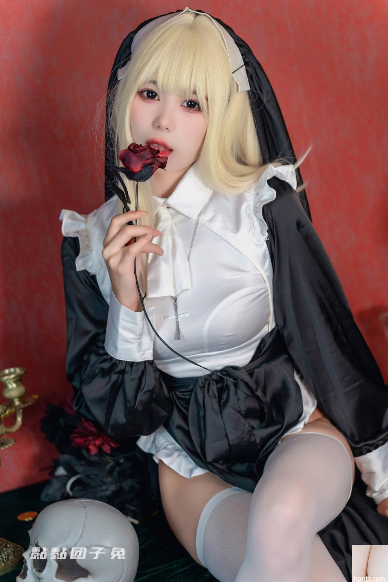 (مجموعه آنلاین) Welfare Girl Sticky Dumpling Rabbit &#8220;Nun&#8221; VIP Exclusive (51P)