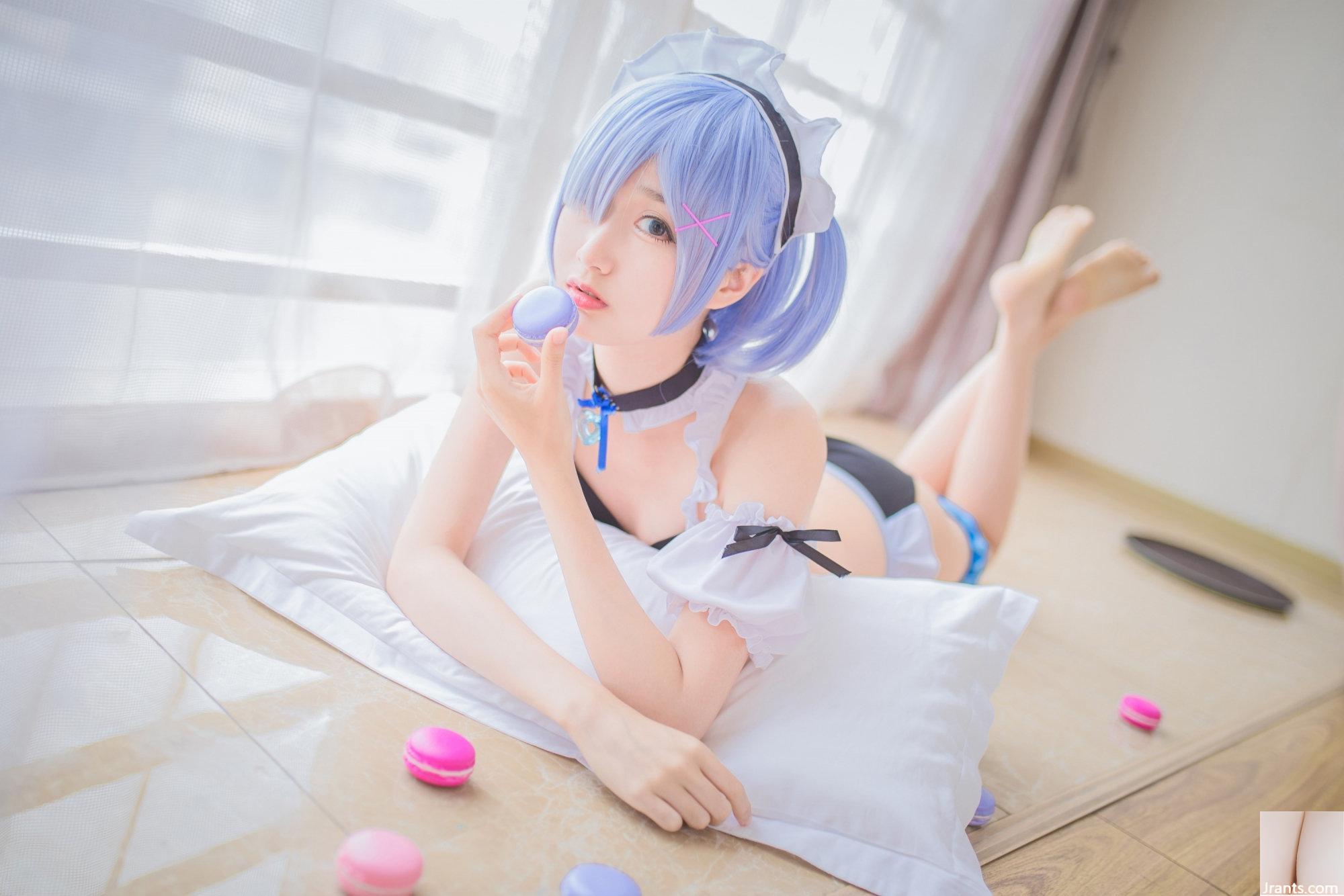 Интернет-коллекция) Welfare Girl-Mu Mianmian OwO Rem Swimsuit VP Welfare Post (26P)