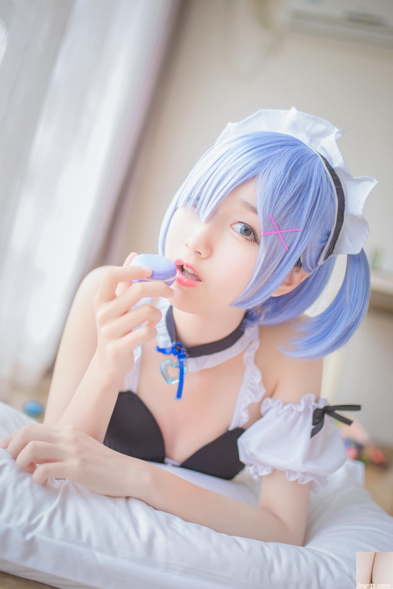 Интернет-коллекция) Welfare Girl-Mu Mianmian OwO Rem Swimsuit VP Welfare Post (26P)