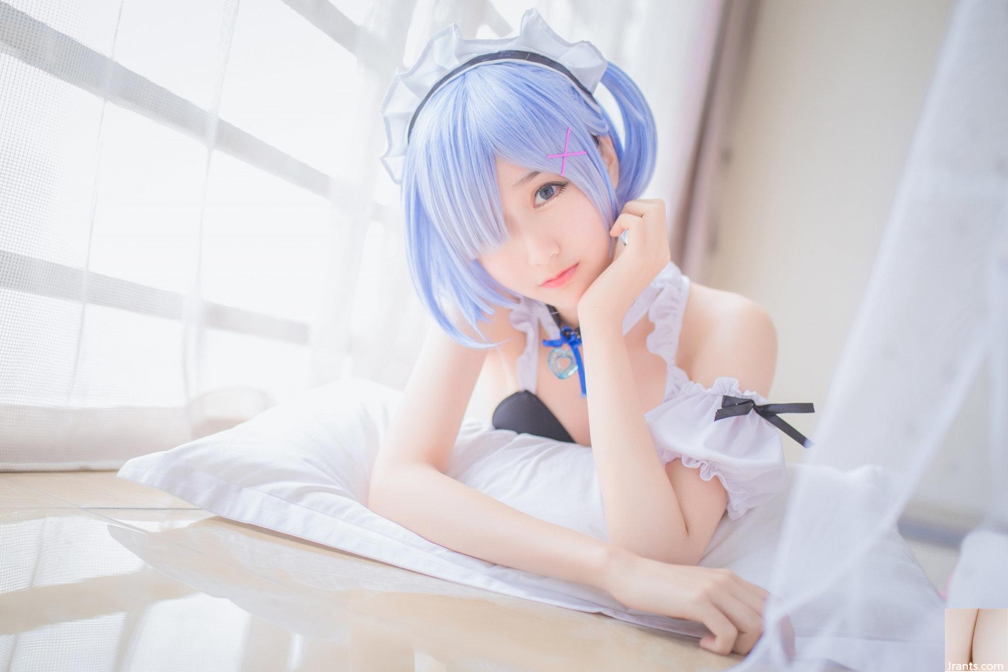 Интернет-коллекция) Welfare Girl-Mu Mianmian OwO Rem Swimsuit VP Welfare Post (26P)