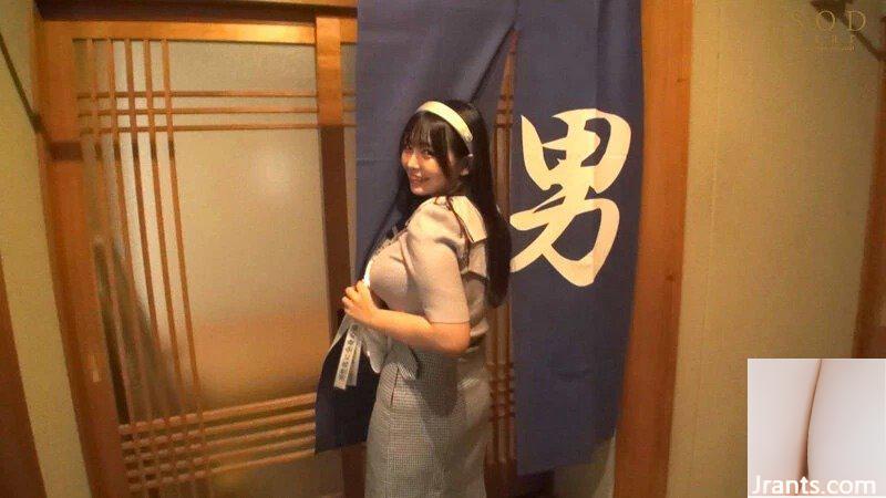 Momona Koibuchi (24 ans) qui a visité Hakone Yumoto Onsen (24 ans) Souhaitez-vous entrer dans le bain des hommes avec juste une serviette (19P)