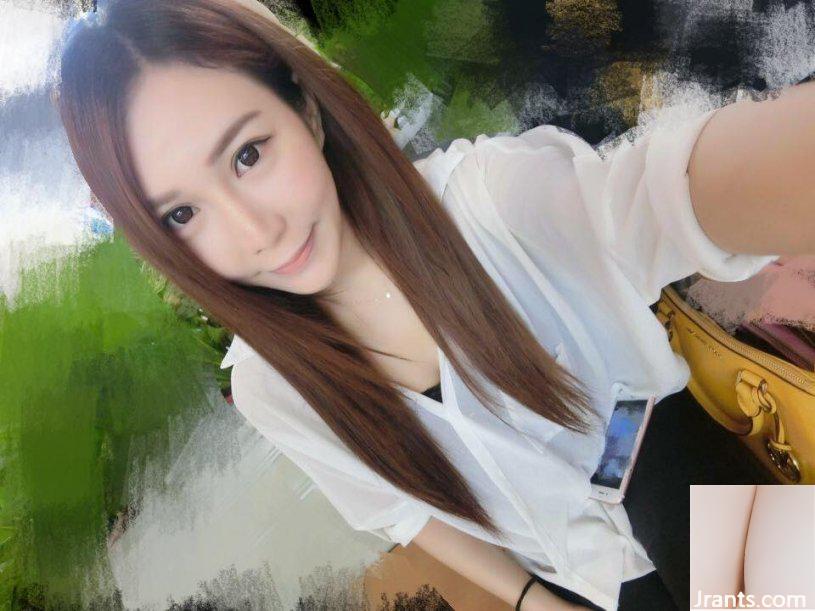 Gadis amatir dengan payudara E-cup~Zhan Wanyi~berfoto selfie dengan rompi berpotongan rendah di dalam mobil, memperlihatkan payudaranya yang cantik dan indah (35P)