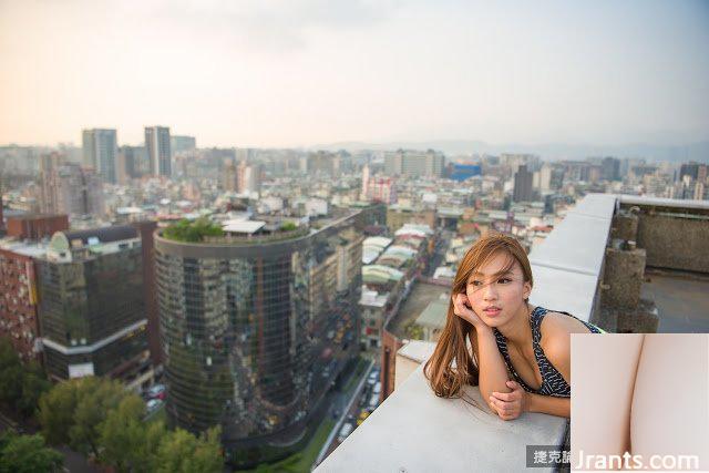 Prise de vue en extérieur de lierre cool chérie (11P)