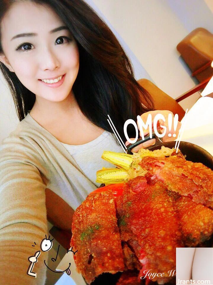 Benar-benar seorang blogger makanan yang cantik~Joyce Xixi~Dia sangat tampan dan memiliki sosok yang baik sehingga saya tidak memperhatikan makanan apa yang dia perkenalkan (84P)