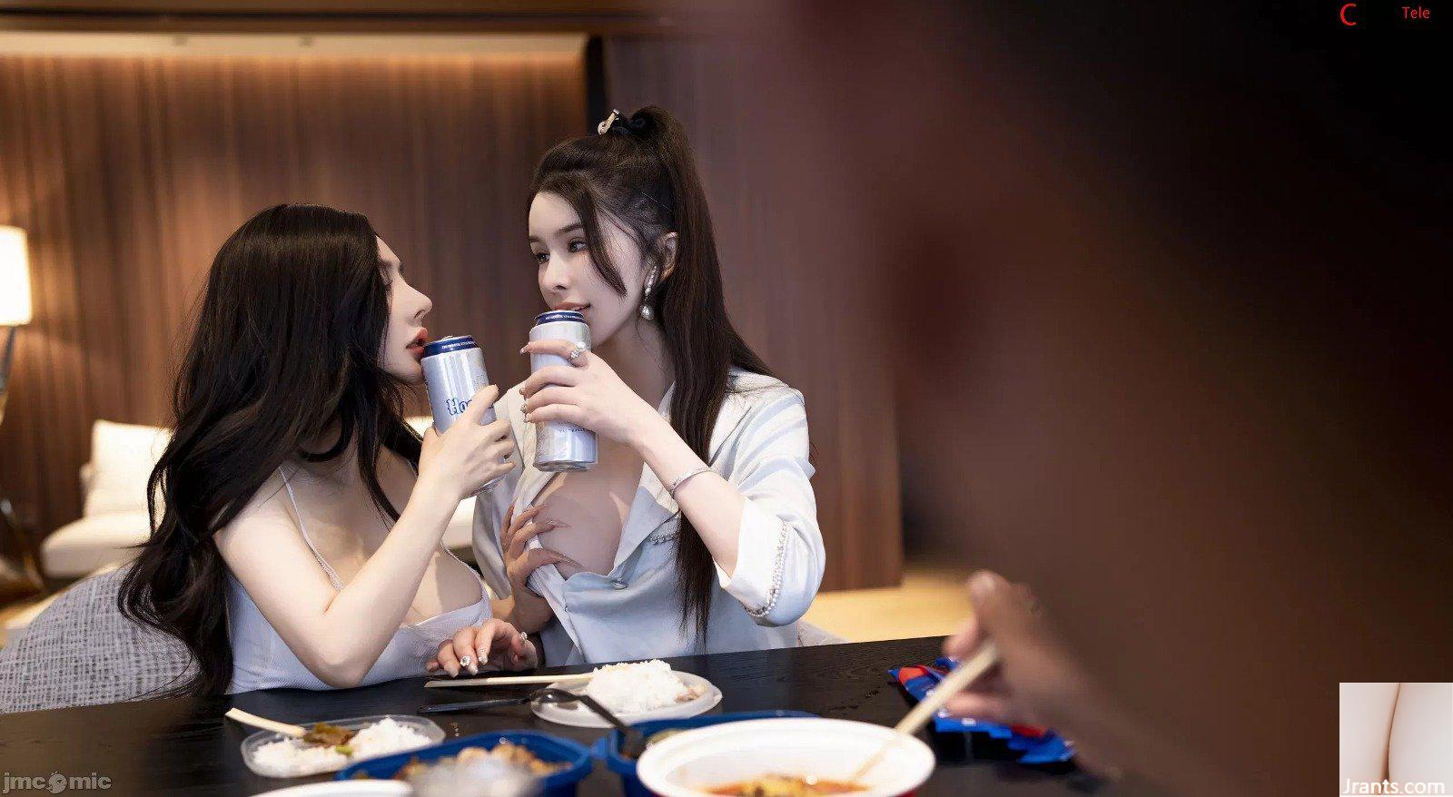 La modelo china Lilisha y Pan Jiao Jiao – Esposa lesbiana (91P)